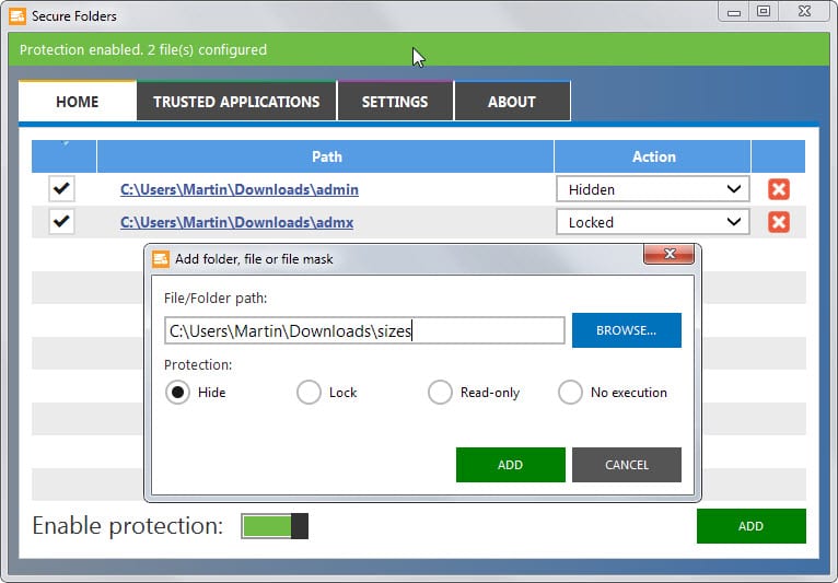Free file password protection software